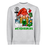 Heather Grey cashier  life gnome Heavyweight Sweatshirt - BarkalooDesign