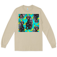 Mushroom Chimpanzee And Banana Long Sleeve Tee - LillyAllenDesigns