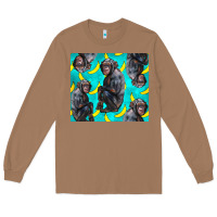 Toasted Coconut Chimpanzee And Banana Long Sleeve Tee - LillyAllenDesigns
