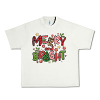 Pistachio merry and bright Urban Heavy Tee - MaliasSmallBusiness