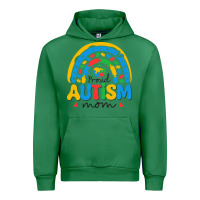 Emerald proud autism mom rainbow Urban Hoodie - CowhideDigitalArt