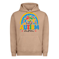 Pigment Burro proud autism mom rainbow Urban Hoodie - CowhideDigitalArt
