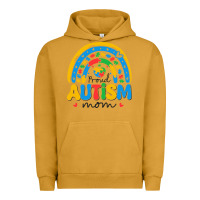Pigment Peanut Butter proud autism mom rainbow Urban Hoodie - CowhideDigitalArt