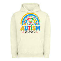 Pigment Pistachio proud autism mom rainbow Urban Hoodie - CowhideDigitalArt