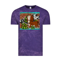 Cloud Purple hereford cactus tumbler Vintage Tee - JahusDesignShop