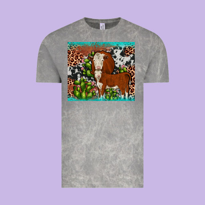 Hereford Cactus Tumbler Vintage Tee Designed By Jahusdesignshop