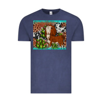 Vintage Denim hereford cactus tumbler Vintage Tee - JahusDesignShop
