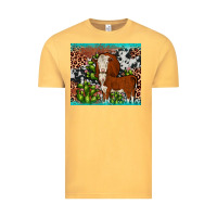 Vintage Mustard hereford cactus tumbler Vintage Tee - JahusDesignShop