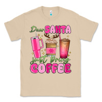 Mushroom dear santa just bring coffee Classic Tee - MaliasSmallBusiness