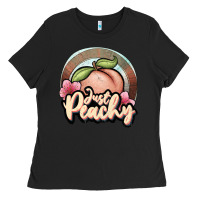 Black just peachy Ladies Tee - JahusDesignShop