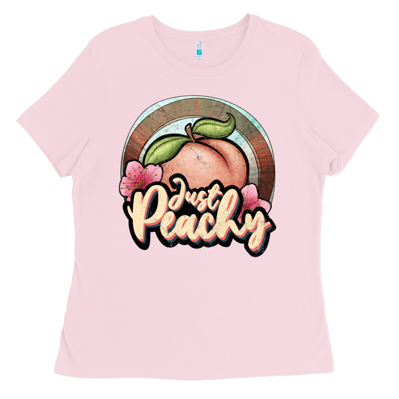 Just Peachy Ladies Tee by JahusDesignShop | Teevron