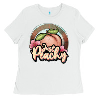 White just peachy Ladies Tee - JahusDesignShop