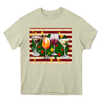 Mossy Christmas cocktail Heavy Core Tee - AdoDesignShop