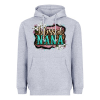 Heather Grey blessed nana Heavyweight Hoodie - OliviaCreatesArt