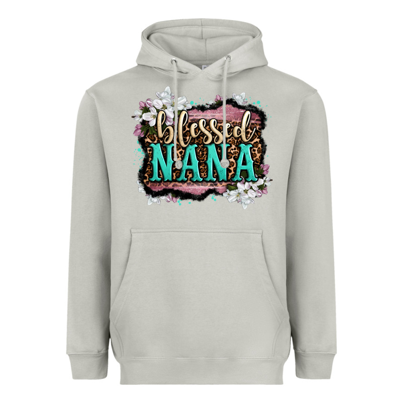 Blessed Nana Heavyweight Hoodie by OliviaCreatesArt | Teevron