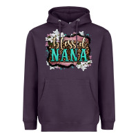Plum blessed nana Heavyweight Hoodie - OliviaCreatesArt