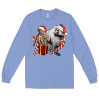 Colony Blue Christmas Baboon Baby And Mama Long Sleeve Tee - LillyAllenDesigns