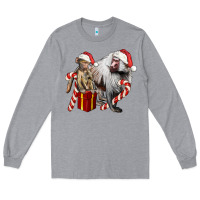 Heather Grey Christmas Baboon Baby And Mama Long Sleeve Tee - LillyAllenDesigns