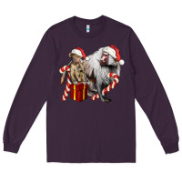 Christmas Baboon Baby And Mama Long Sleeve Tee | Teevron