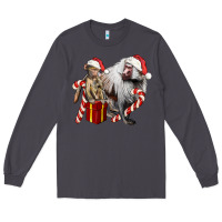 Smoke Christmas Baboon Baby And Mama Long Sleeve Tee - LillyAllenDesigns