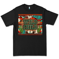 Black wild chıld aztec gemstone and cactus Premium Tee - Artiststas