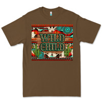 Cacao wild chıld aztec gemstone and cactus Premium Tee - Artiststas