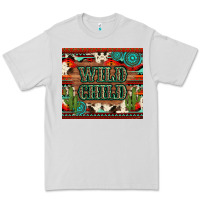 Dove Grey wild chıld aztec gemstone and cactus Premium Tee - Artiststas
