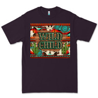 Plum wild chıld aztec gemstone and cactus Premium Tee - Artiststas