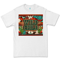 White wild chıld aztec gemstone and cactus Premium Tee - Artiststas