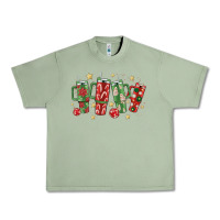 Oil Green Christmas cups Urban Heavy Tee - MaliasSmallBusiness