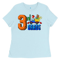 Baby Blue Third Grade Ladies Tee - RanaPortraitStore