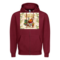 Burgundy i can't talk right now Zipper Hoodie - TumblerDesignByShophia