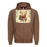 Chestnut i can't talk right now Zipper Hoodie - TumblerDesignByShophia