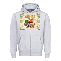 Heather Grey i can't talk right now Zipper Hoodie - TumblerDesignByShophia