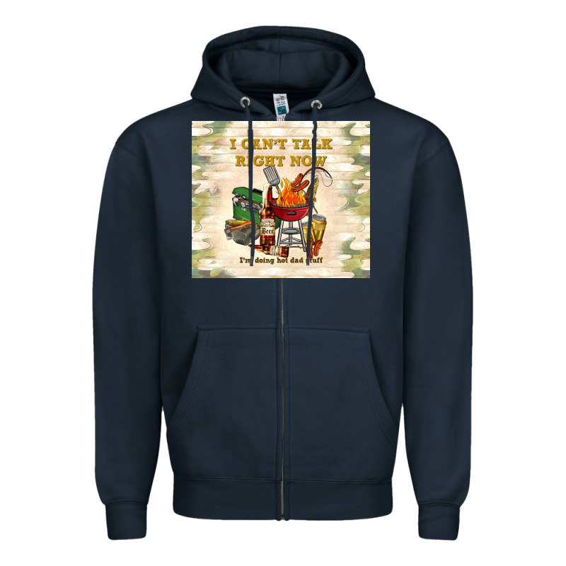 I Can't Talk Right Now Zipper Hoodie by TumblerDesignByShophia | Teevron