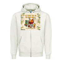 Oatmeal Heather i can't talk right now Zipper Hoodie - TumblerDesignByShophia