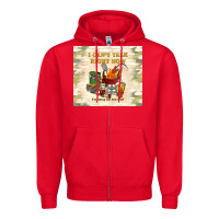 Red i can't talk right now Zipper Hoodie - TumblerDesignByShophia