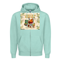 Seafoam i can't talk right now Zipper Hoodie - TumblerDesignByShophia