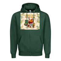 Sports Green i can't talk right now Zipper Hoodie - TumblerDesignByShophia