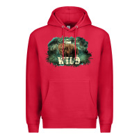Cardinal Stay wild night Grizzly Bear Premium Hoodie - HowdyJamesFarm
