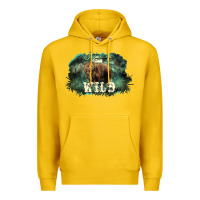 Lemon Stay wild night Grizzly Bear Premium Hoodie - HowdyJamesFarm