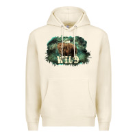 Tofu Stay wild night Grizzly Bear Premium Hoodie - HowdyJamesFarm