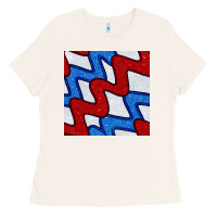 Bone Glitter 4th Of July Seamless Pattern Ladies Tee - BundleAndBundleShop