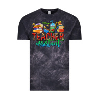 Cloud Black teacher assistant Vintage Tee - NancyCooperArtShop