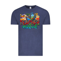 Vintage Denim teacher assistant Vintage Tee - NancyCooperArtShop