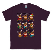 Plum christmas reindeers Classic Tee - MaliasSmallBusiness