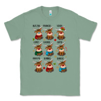 Sage christmas reindeers Classic Tee - MaliasSmallBusiness
