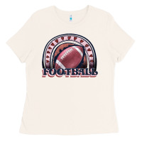 Bone football rainbow Ladies Tee - JahusDesignShop