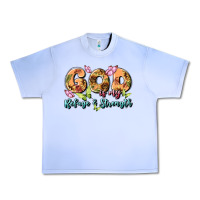 Grape Ice god is my refuge and strength Urban Heavy Tee - MaliasSmallBusiness