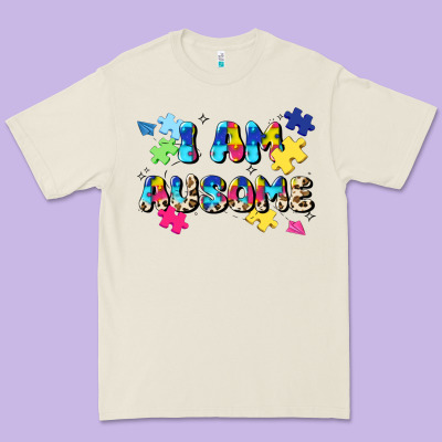 I Am Ausome Premium Tee Designed By Jahusdesignshop